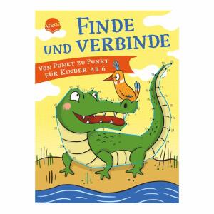 Finde und verbinde. Von Punkt zu Punkt für Kinder ab 6: Rätselblock mit Motiven zum Punkteverbinden [Paperback] Große Holtforth, Isabel