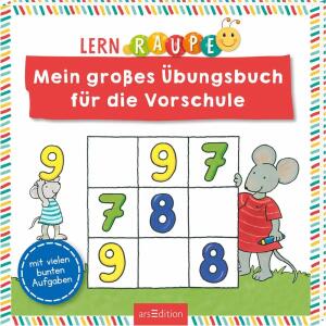 Lernraupe – Mein großes Übungsbuch für die Vorschule: mit vielen bunten Aufgaben | Übungen und Rätsel für die Vorschulzeit [Paperback] Beurenmeister, Corina