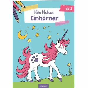 Malbuch Einhörner