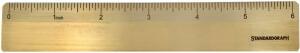 Lineal aus Messing 6 inch