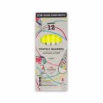 KOH Textilmarker 2,0 mm Rundspitze / Gelb - Fluorezierend