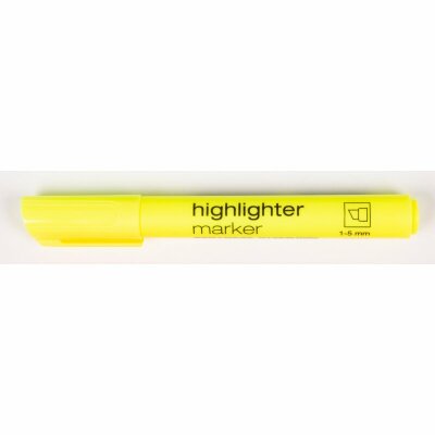 KOH Textmarker Keilspitze Strichstärke 1-5mm Jumbo Gelb