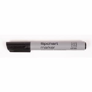 KOH Flipchart-Marker Rundspitze 2-5 mm schwarz