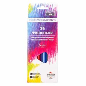 KOH Buntstifte Schule Triocolor Triocolor 24er m Anspitzer