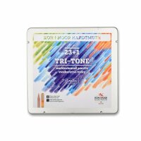 KOH Farbstift TRI-TONE Set 23+1 24er Metalletui