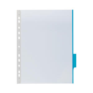 Sichttafel A4 Hartfolie blau Beutel = 5 Stück