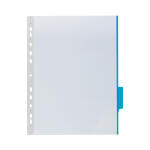 Sichttafel A4 Hartfolie blau Beutel = 5 Stück