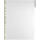 Sichttafel A4 Hartfolie transparent Beutel = 5 Stück