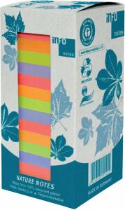 inFO Recycling Mix Tower, 16 Haftnotizblöcke à 100 Blatt, sortiert, 75 x 75 mm