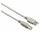 USB Anschlusskabel A-Stecker-B-Stecker, 3 m, grau