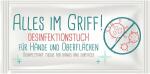 Desinfektionstücher, 20er Box, gegen behüllte...