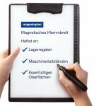 Klemmbrett magnetisch schwarz DIN A4