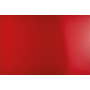 Design-Glasboards, magnetisch 1500x1000 mm, intensiv-rot