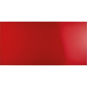 Design-Glasboards, magnetisch 2000x1000 mm, intensiv-rot