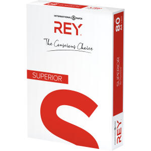 Kopierpapier, REY Superior, A4, 80 g/qm, weiß, FSC zertifiziert, 1 Packung = 500 Blatt