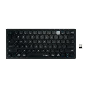 Tastatur (DE) Multi-Device Dual, Wireless, schwarz, drei Geräte gleichzeitig anschließbar