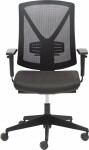 Drehsessel myWIZARD, schwarz, hoher Netzrücken,...