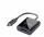 Adapter iSerie, USB-C auf DisplayPort, schwarz, 0,10 m,  4K60Hz