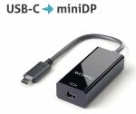 Adapter iSerie, USB-C auf mini DisplayPort, schwarz, 0,10...