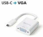 Adapter iSerie, USB-C auf VGA, weiß, 0,10 m,  4K60Hz