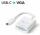 Adapter iSerie, USB-C auf VGA, weiß, 0,10 m,  4K60Hz