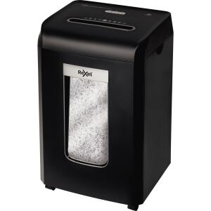 Aktenvernichter ProMax RSX1538,schwarz, P-4, Partikelschnitt 4 x 40 mm, 15 Blatt, Auffangvolumen 38 Liter, vernichtet Dokumente, Heft-/Büroklammern und Kreditkarten