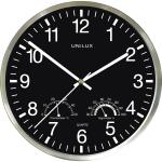 Unilux WETTY Wanduhr metallgrau, Ø 30 cm,...