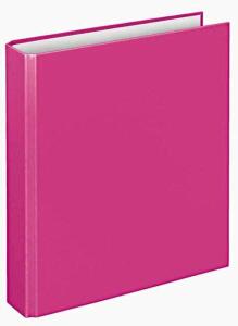 Schulordner A5 PP pink 2-R-Combi 25 mm