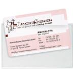 Visitenkartentasche/Beschriftungsfens. Innen: 90x57mm,...