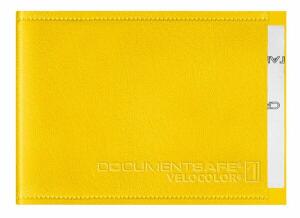 Document Safe 1, Schutzhülle passend für eine Karte, Maße: 63 x 90 mm, gelb