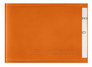 Document Safe 1, Schutzhülle passend für eine Karte, Maße: 63 x 90 mm, orange