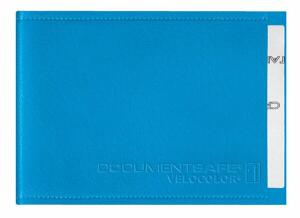 Document Safe 1, Schutzhülle passend für eine Karte, Maße: 63 x 90 mm, hellblau