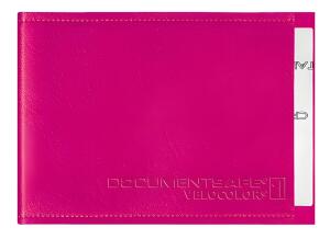 Document Safe 1, Schutzhülle passend für eine Karte, 63 x 90 mm, pink