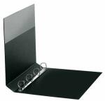 Ringbuch, A4, PVC-Folie, 4-D-Ring 25mm, schwarz