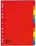 Register, A4 ,10tlg., Karton, farbig, 25er Pack