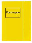 Sammelmappe mit Aufdruck Postmappe, A4, gelb