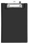 Clipboard, A5, schwarz, mit flexibler Metallstiftschlaufe