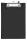 Clipboard, A5, schwarz, mit flexibler Metallstiftschlaufe