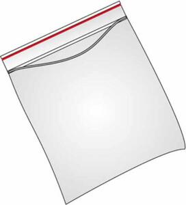 Druckbandbeutel, 80 x 120 mm