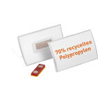 Durable Namensschild 54x90 mm Magnet verdrehsicher 70% recycled PP