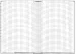 RNK Kladde Grey kariert A5 96Bl