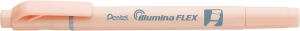 Pentel Textmarker m. 2 Spitzen 1.5 - 3.5mm und 1mm, pastellorange