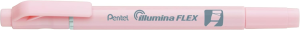 Pentel Textmarker m. 2 Spitzen 1.5 - 3.5mm und 1mm, pastellpink