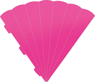 Schultüte Karton Eck 69cm pink