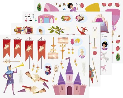 RubbelstickerSet Prinzessin