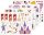 RubbelstickerSet Prinzessin