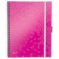 LEITZ 46440023 Kollegblock WOW Be Mobile A4 PP liniert...