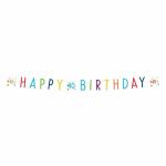 Papiergirlande 180x14cm  Konfetti Birthday 40, Amscan