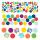 Konfetti Zahl 80 34g  Confetti Birthday, aus Papier,, Amscan