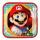 Pappteller Super Mario  quadratisch 23x23cm 8er, Amscan